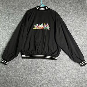 Vintage 90s Disney Snow White Seven Dwarfs Promotional Jacket Sz XL Embroidered